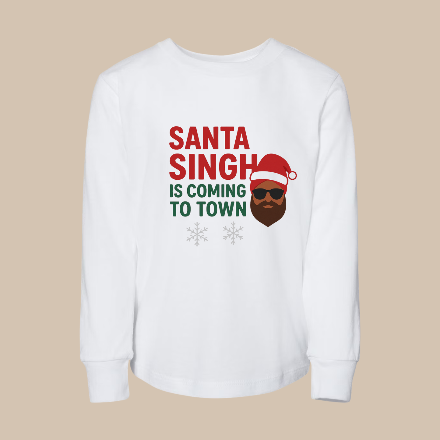 Santa Singh Is Coming To Town - Adult Christmas Apparel
