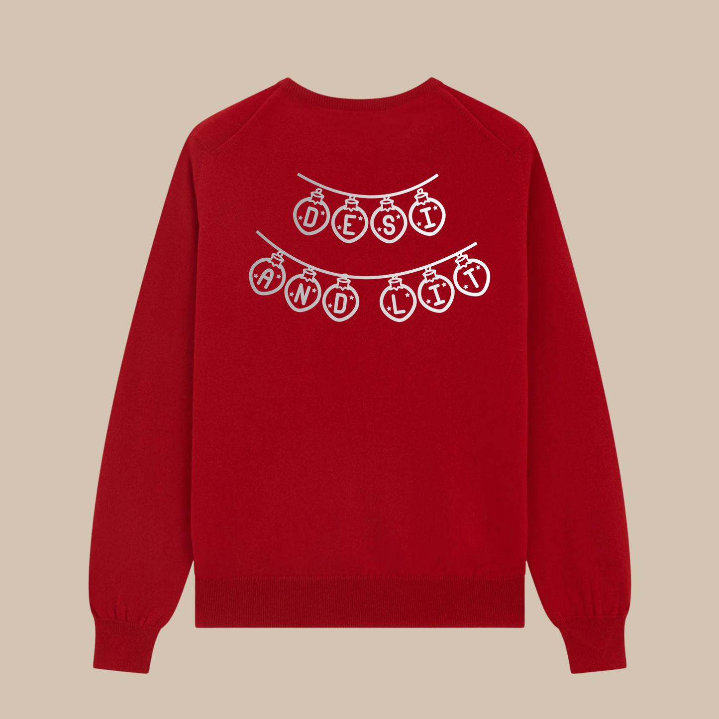 Desi And Lit - Adults Christmas Sweater