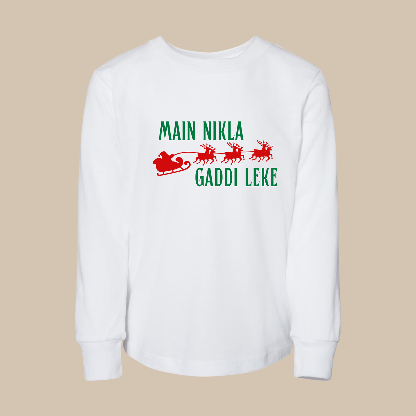 Main Nikla Gaddi Leke - Adults Christmas Apparel