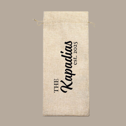 Family Name Wine Tote