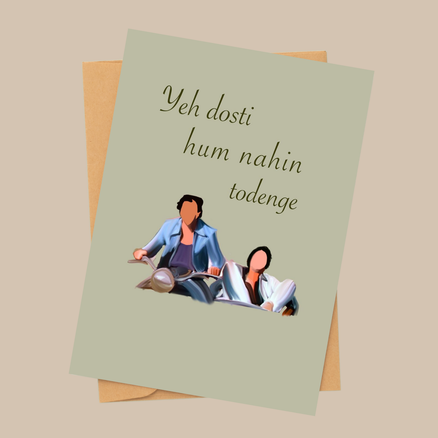 Yeh Dosti Greeting Card