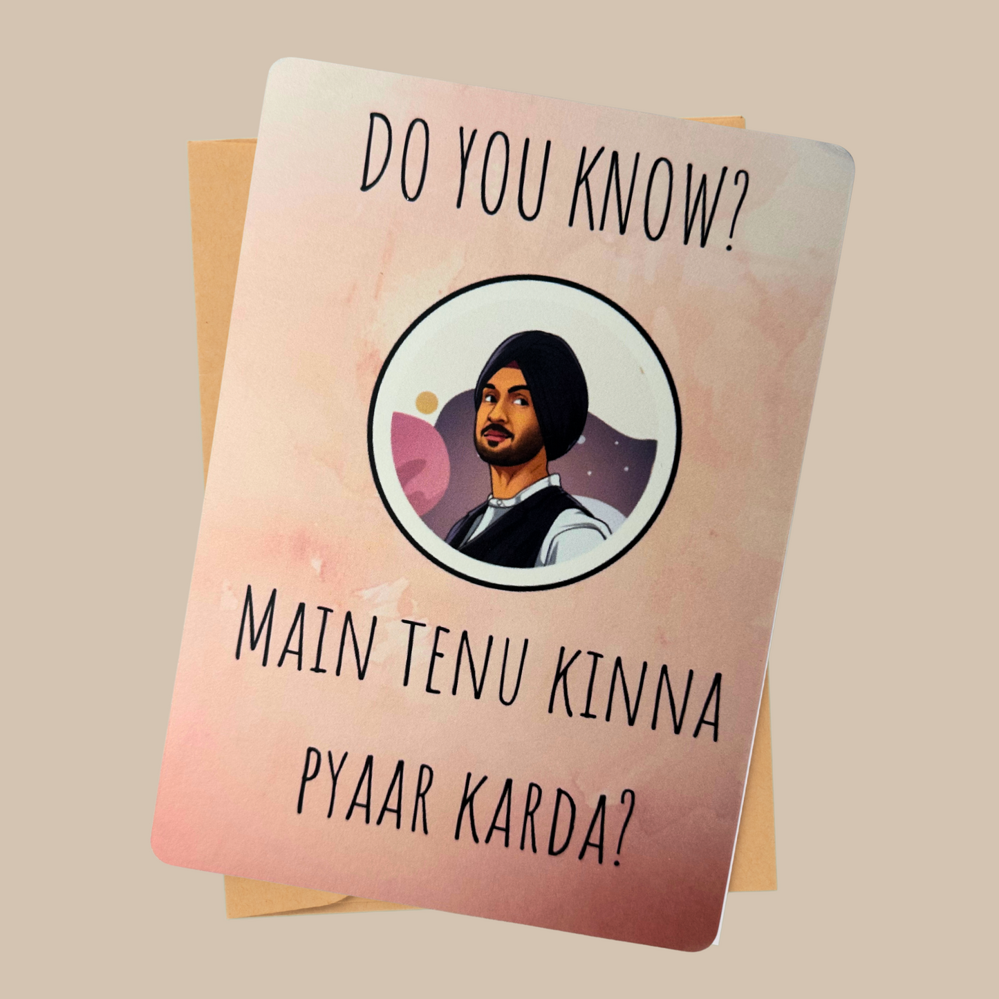 Do You Know - Diljit Greeting Card