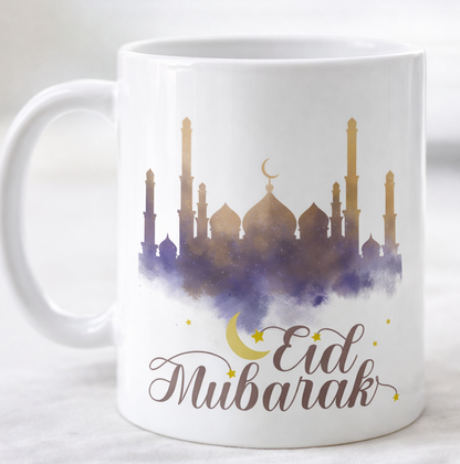 Eid Mubarak - Purple and Gold Mug