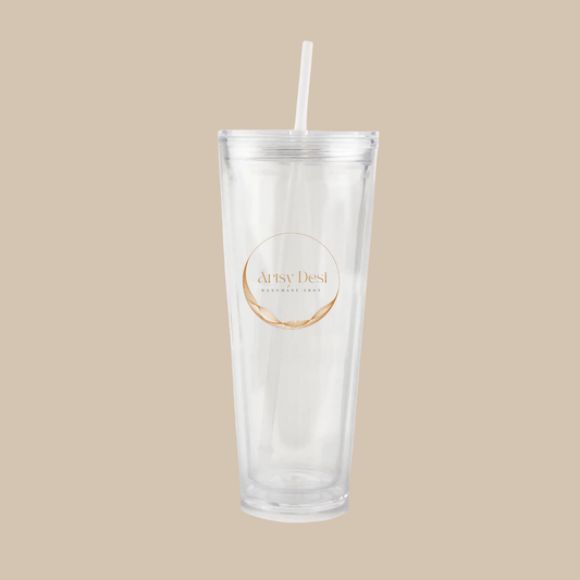 24 oz. Snow Globe Tumbler (Acrylic)