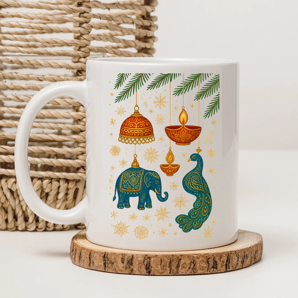 Desi Christmas Ornaments - 11oz. Mug