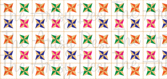 Phulkari Punjabi Embroidery Decal