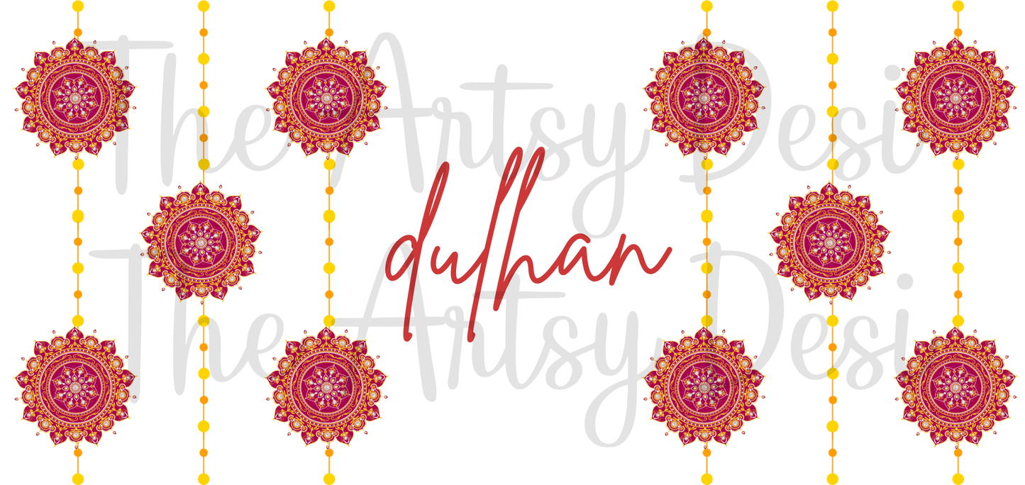 Dulhan Floral Decal