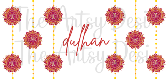 Dulhan Floral Decal